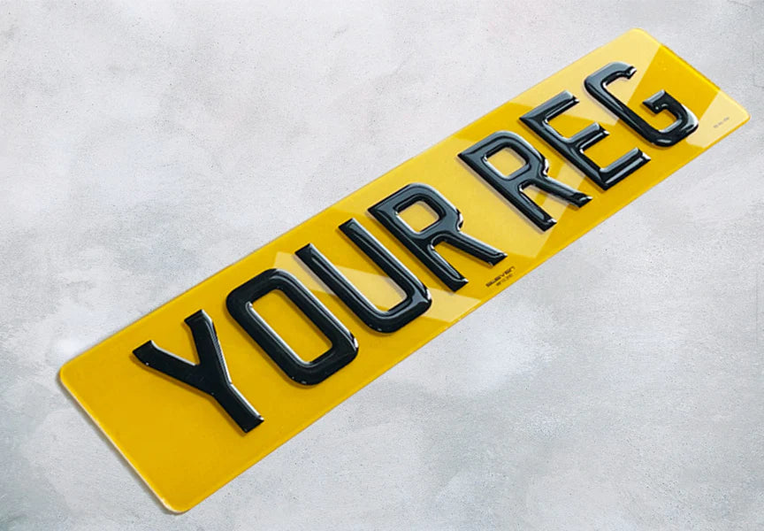 3D GEL Number Plates