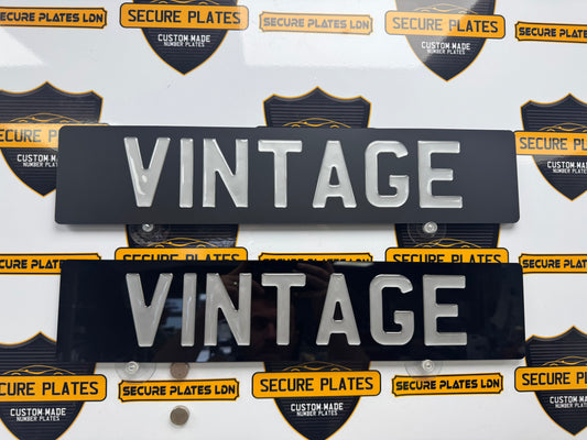 VINTAGE RETRO style plates