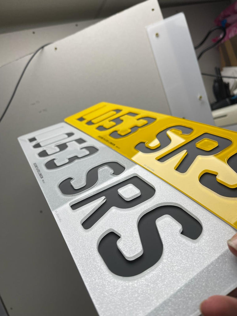 bubble car plates all options – Secure Plates LDN