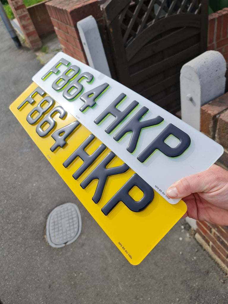 neon colour plates – Secure Plates LDN
