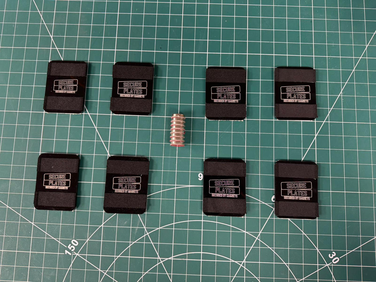 SECURED BY MAGNETS show plate kit!